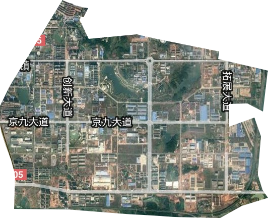 井冈山经济技术开发区卫星图