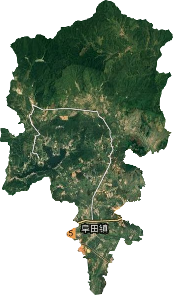阜田镇卫星图