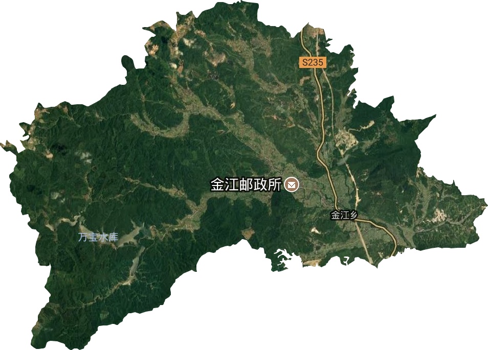 金江乡卫星图
