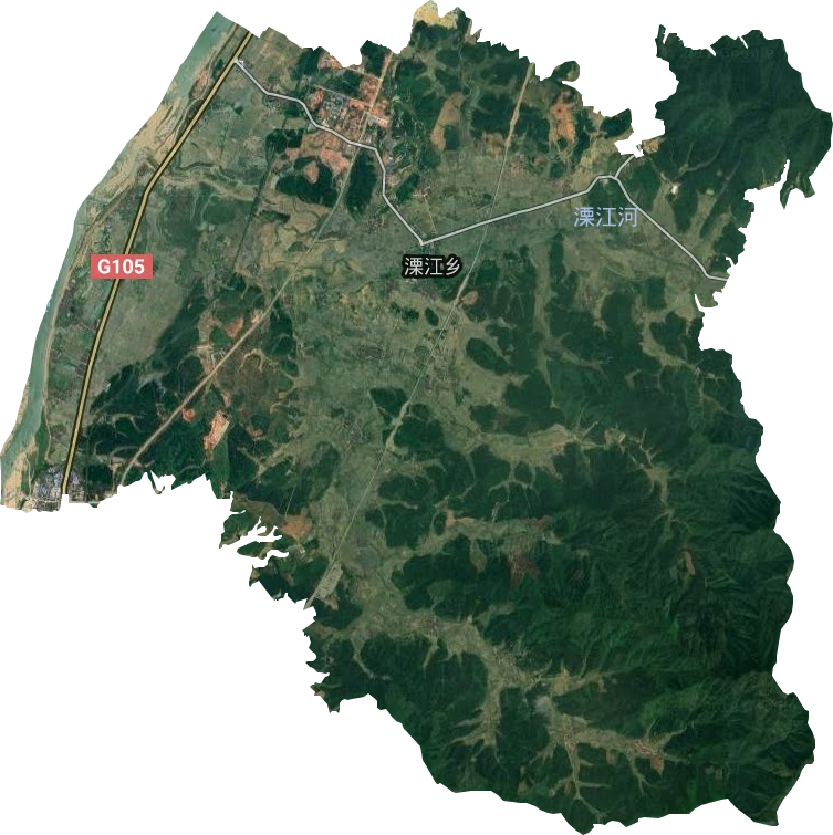 溧江镇卫星图