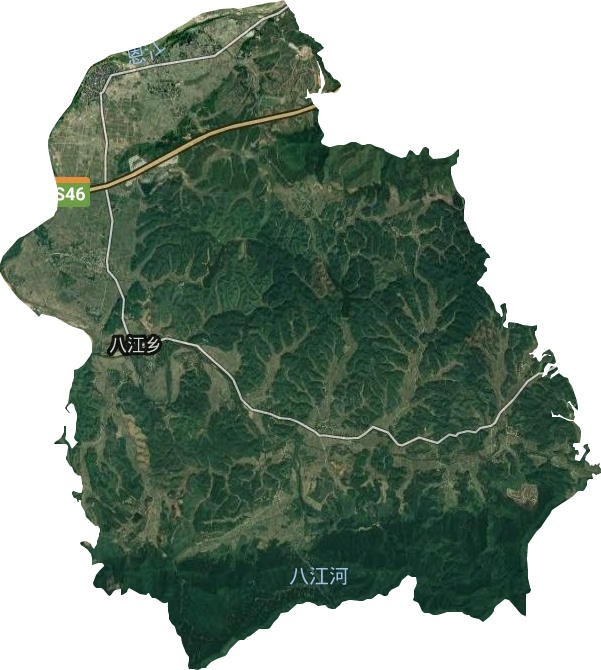 八江乡卫星图
