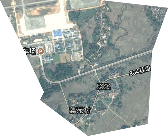 井冈山机场卫星图