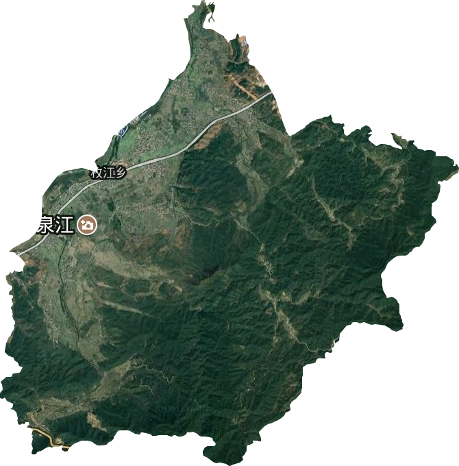 枚江乡卫星图