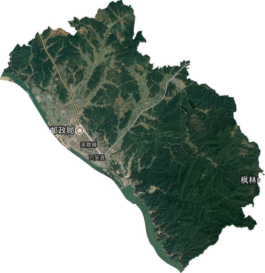 芙蓉镇卫星图