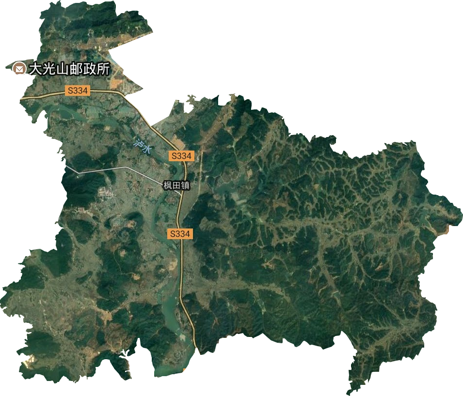 枫田镇卫星图
