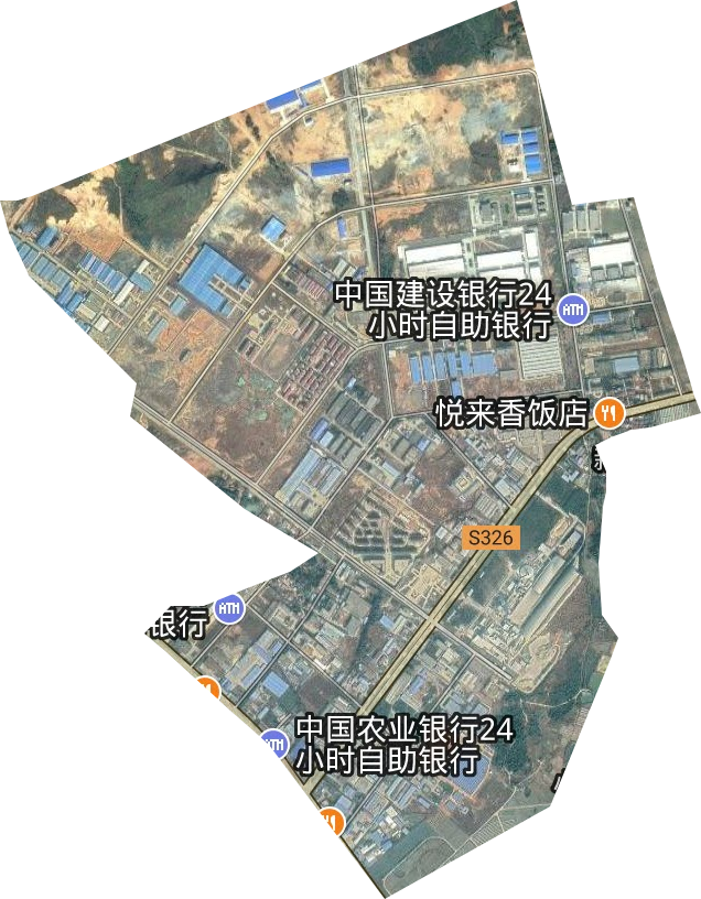 安福县工业园卫星图