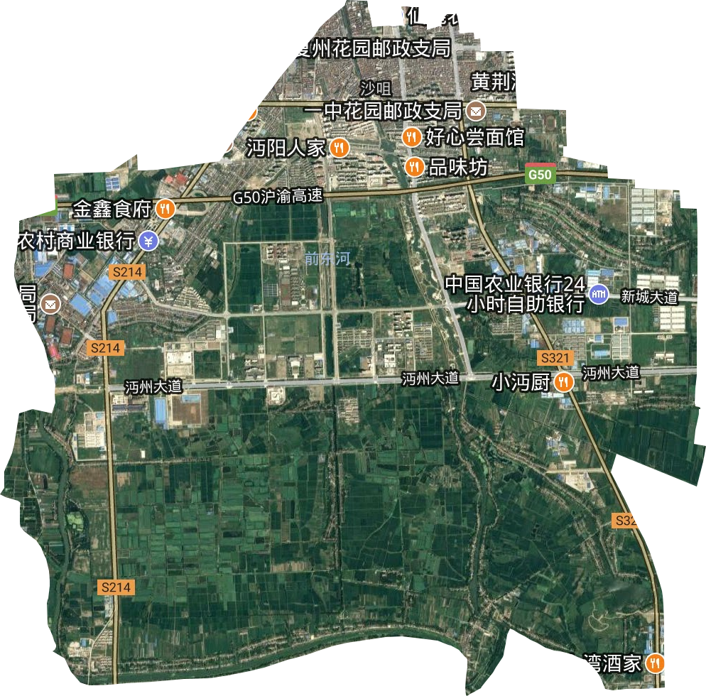 沙嘴街道卫星图