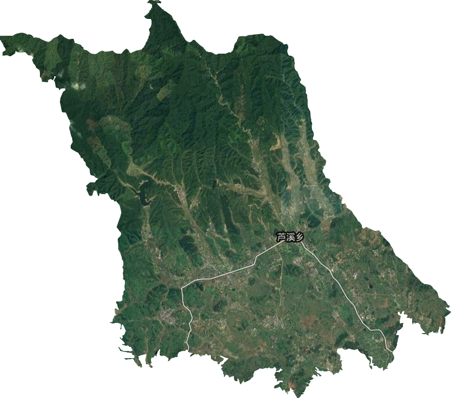 芦溪乡卫星图