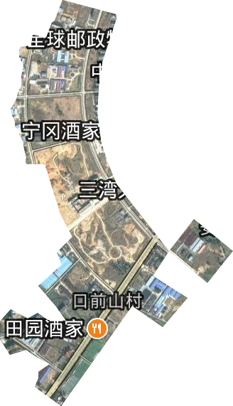 井冈山市工业园区卫星图