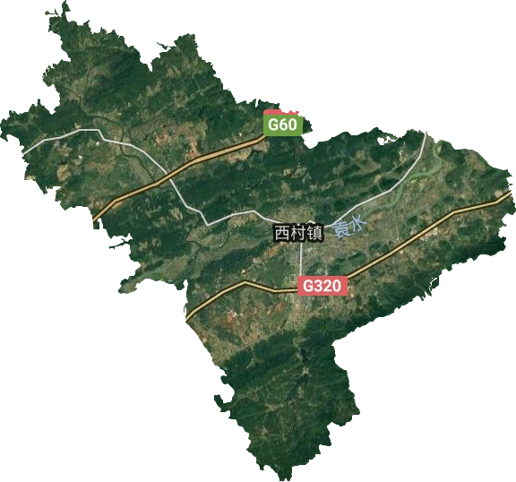 西村镇卫星图