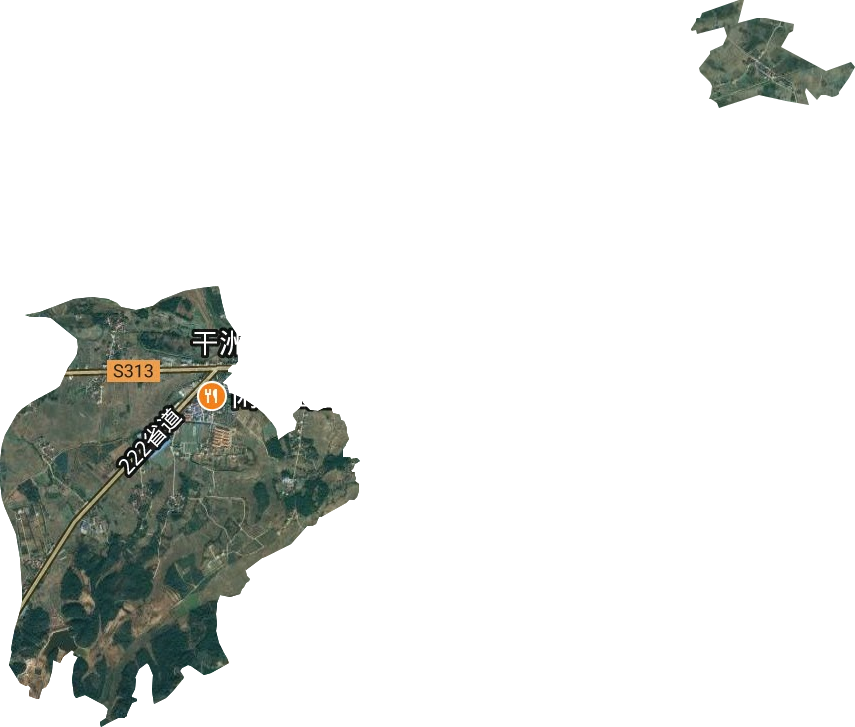 干洲垦殖场卫星图