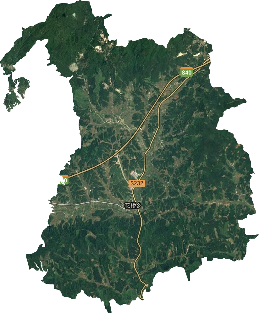 花桥乡卫星图