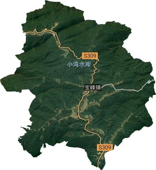 宝峰镇卫星图