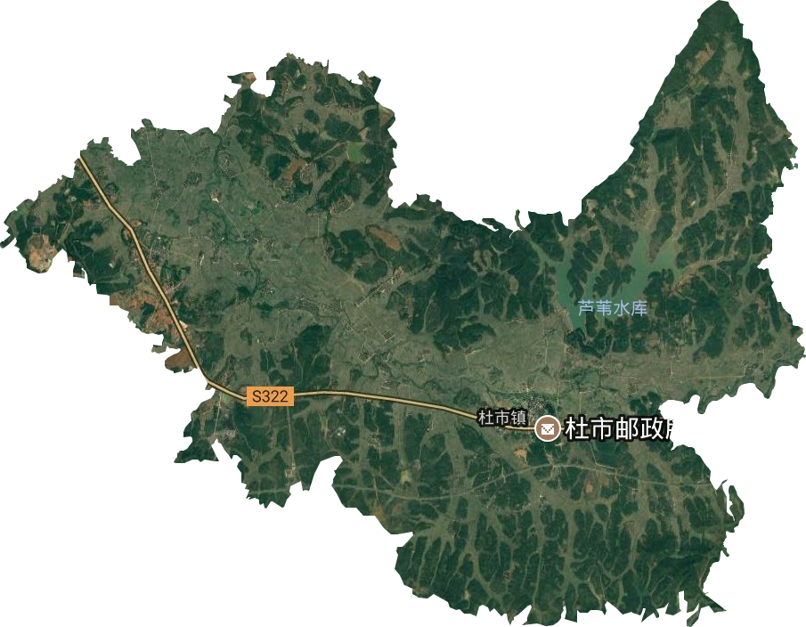 杜市镇卫星图