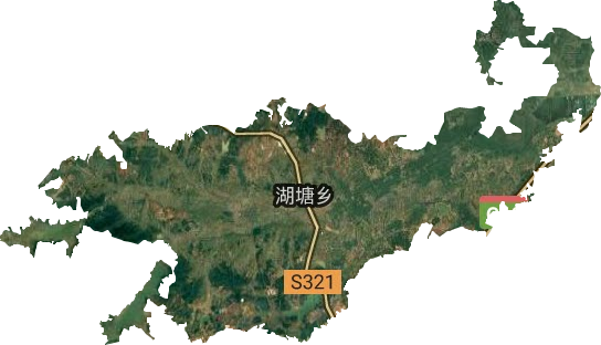 湖塘乡卫星图