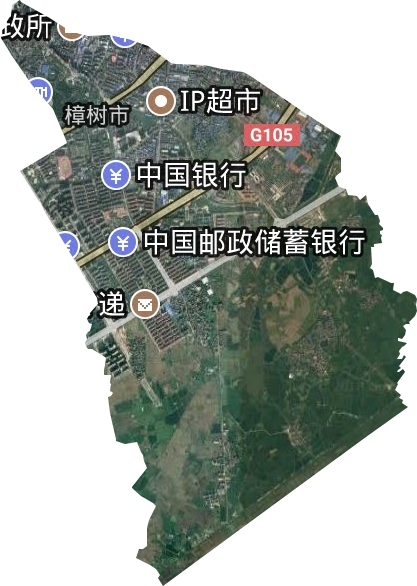 淦阳街道卫星图
