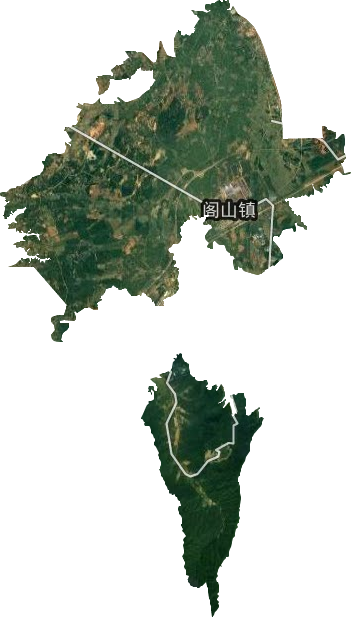 阁山镇卫星图