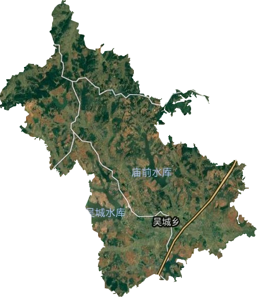 吴城乡卫星图