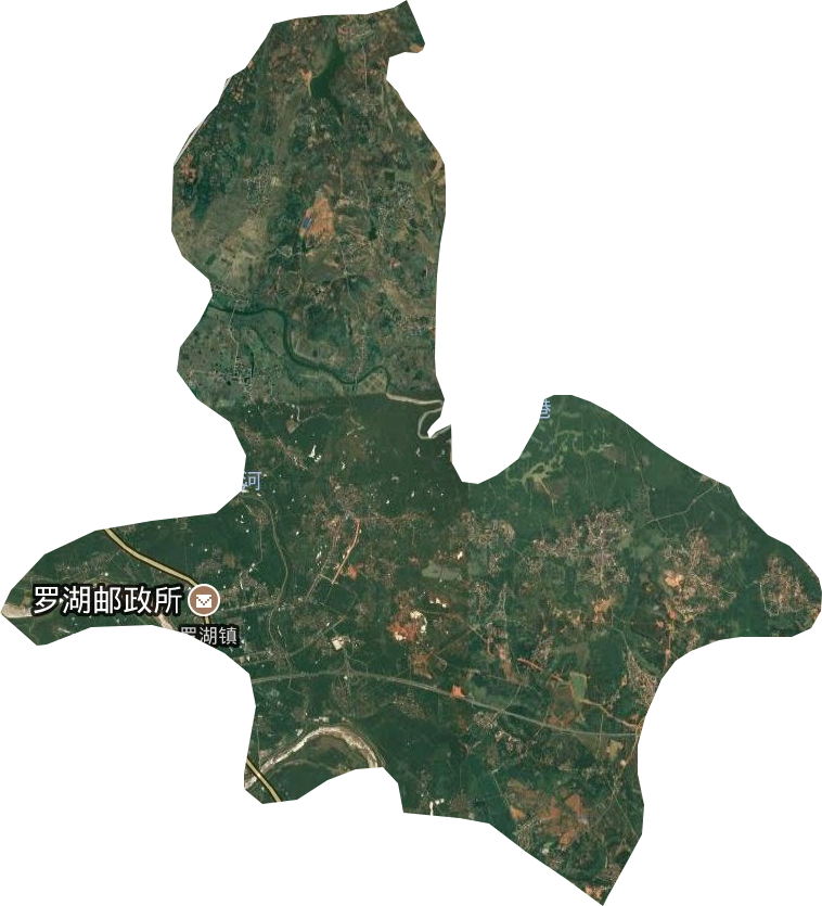 罗湖镇卫星图