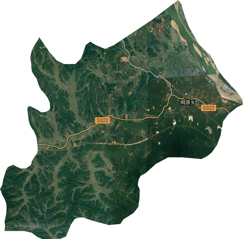 桐源乡卫星图