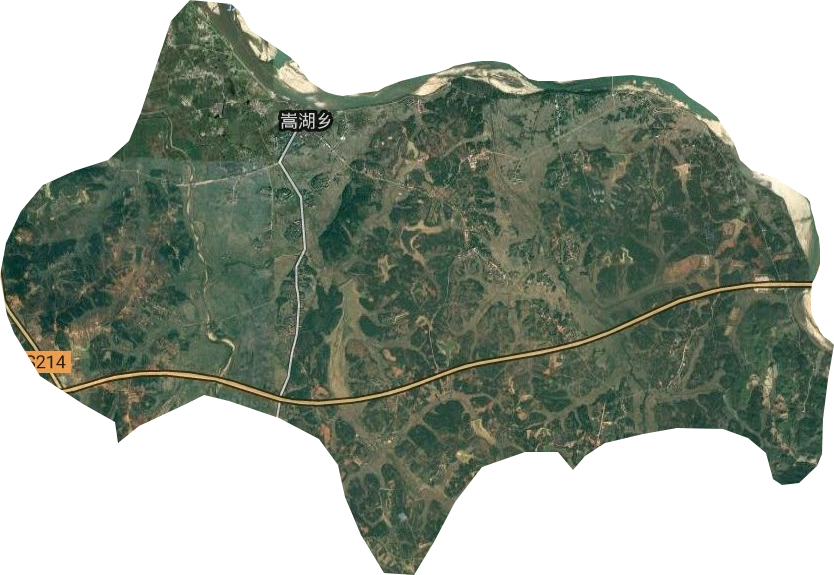 嵩湖乡卫星图