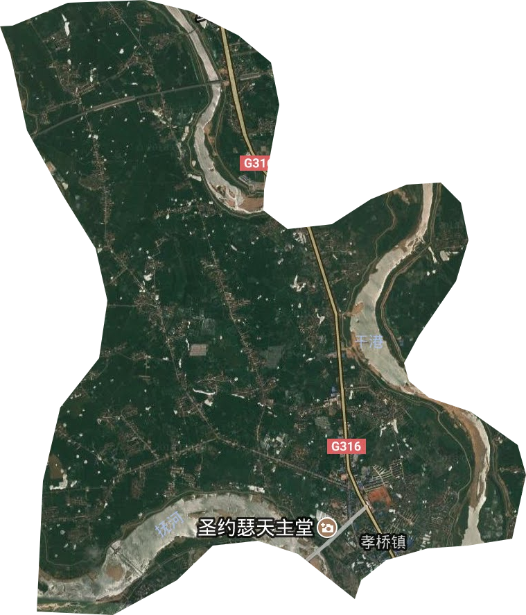 孝桥镇卫星图