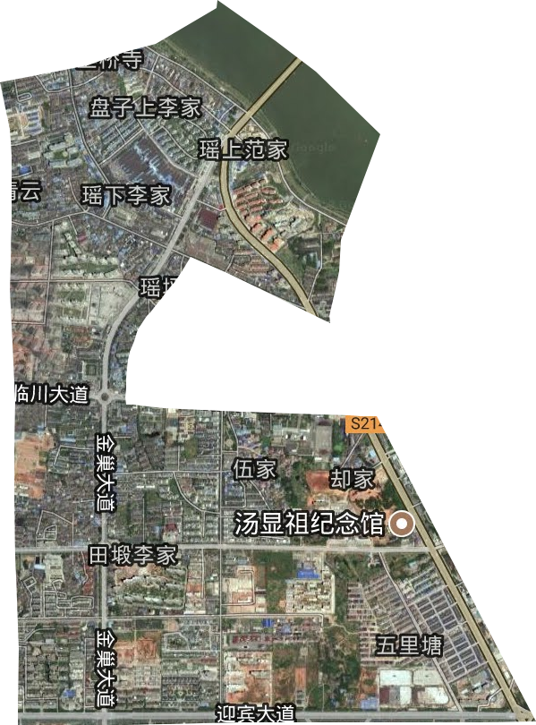 青云街道卫星图