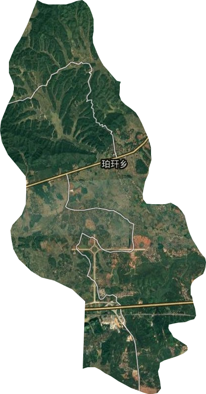珀玕乡卫星图