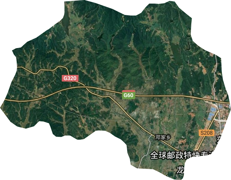 邓家乡卫星图