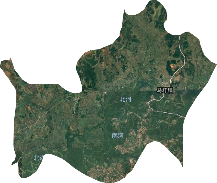 马圩镇卫星图