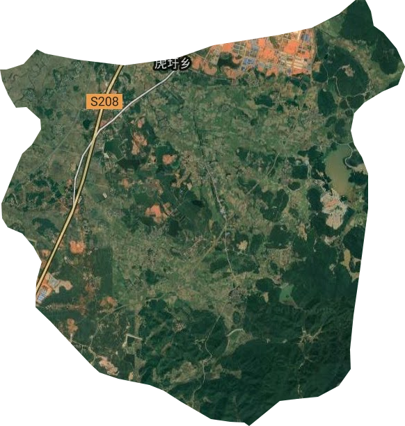 虎圩乡卫星图