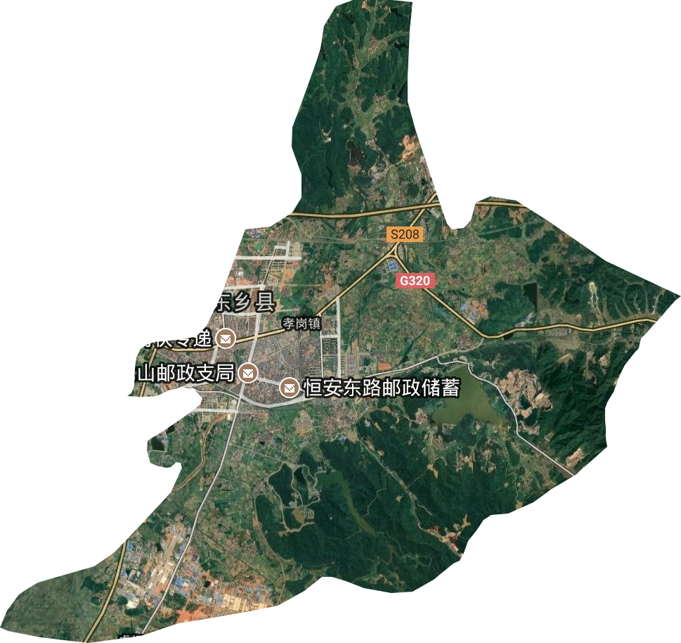 孝岗镇卫星图
