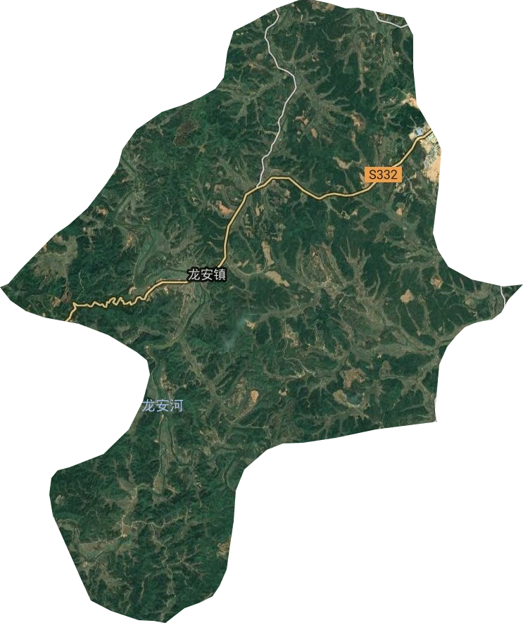 龙安镇卫星图