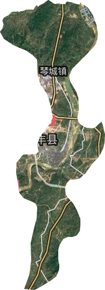 琴城镇卫星图
