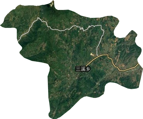 三溪乡卫星图