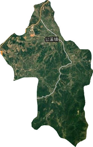 公溪镇卫星图