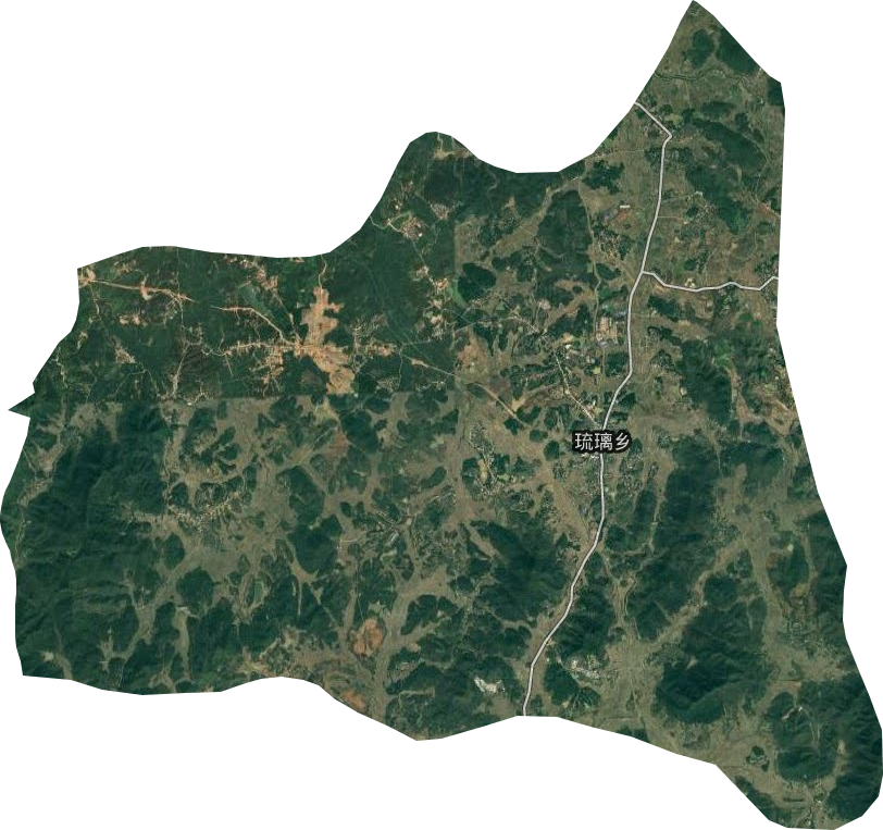 琉璃乡卫星图