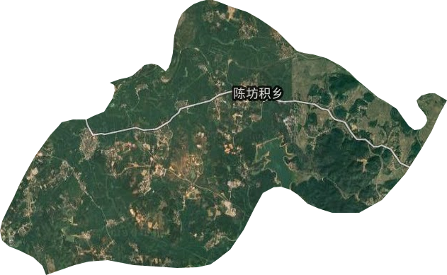 陈坊积乡卫星图
