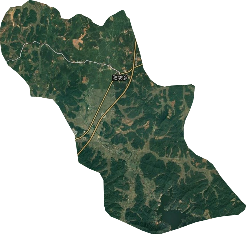 陆坊乡卫星图