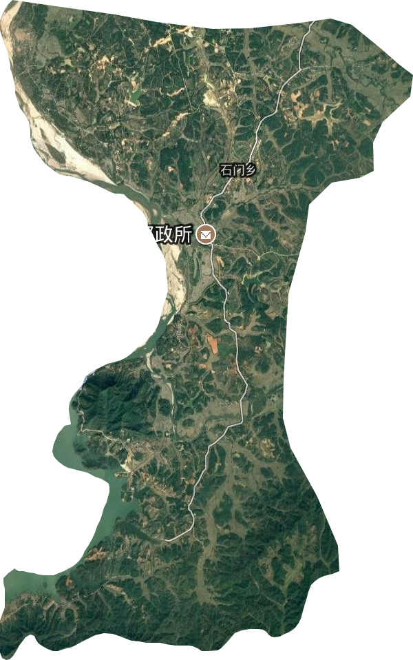 石门乡卫星图
