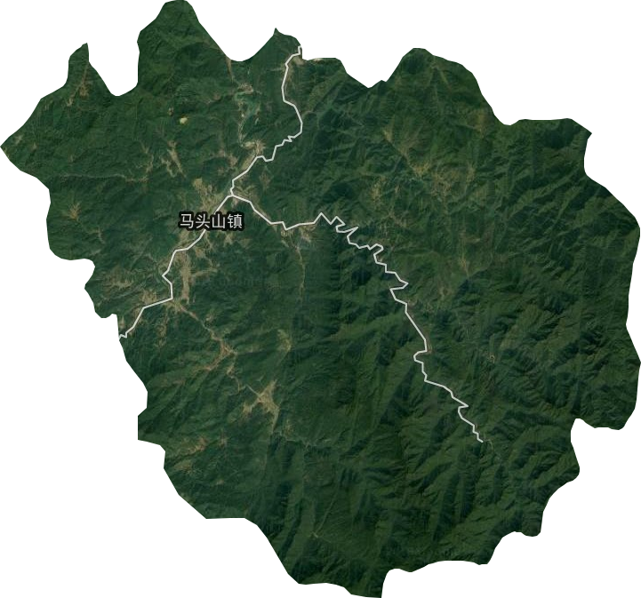 马头山镇卫星图