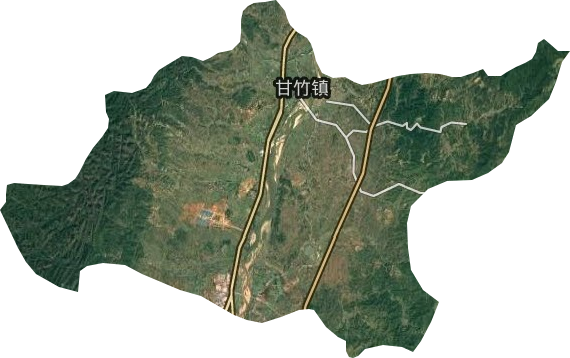 甘竹镇卫星图