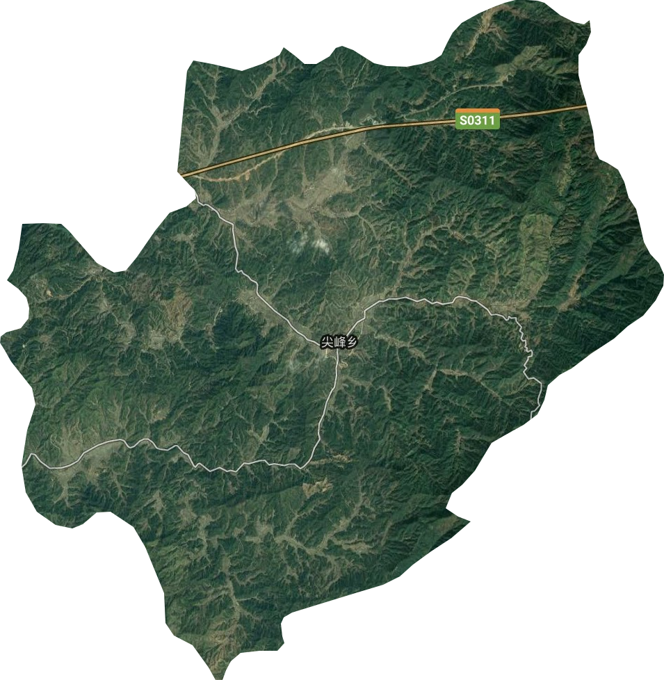 尖峰乡卫星图