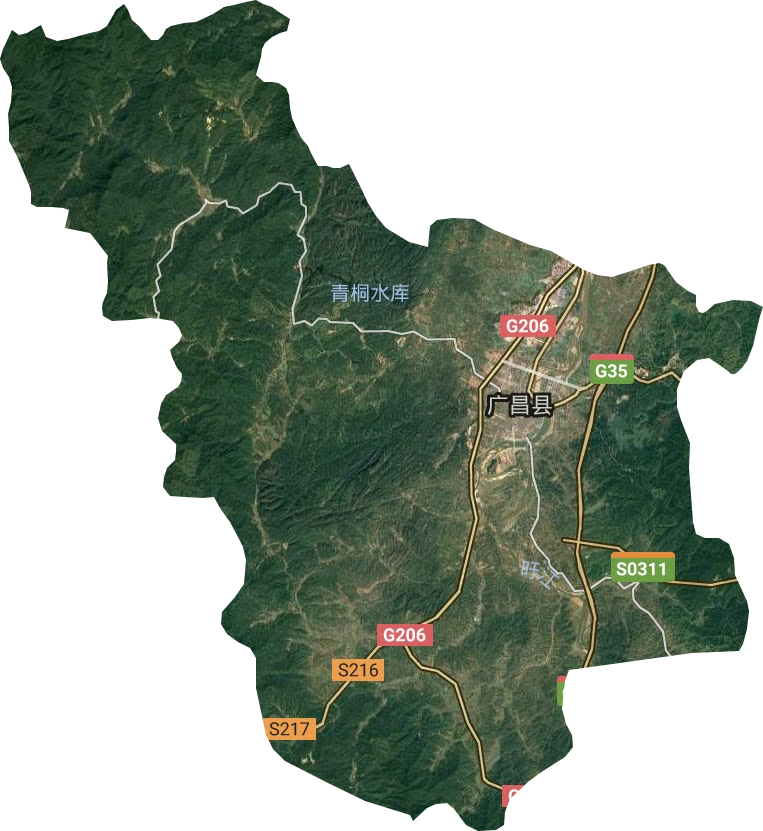 旴江镇卫星图