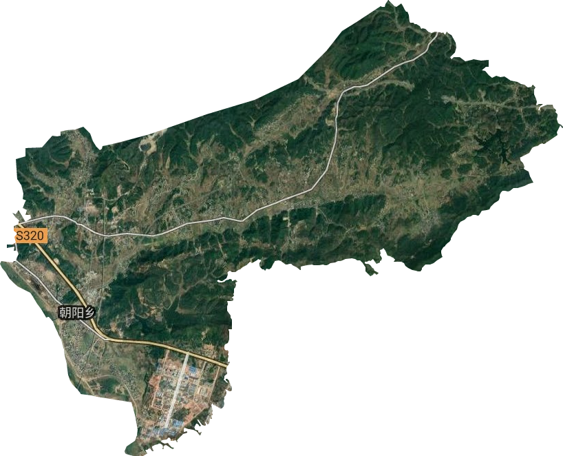 朝阳镇卫星图