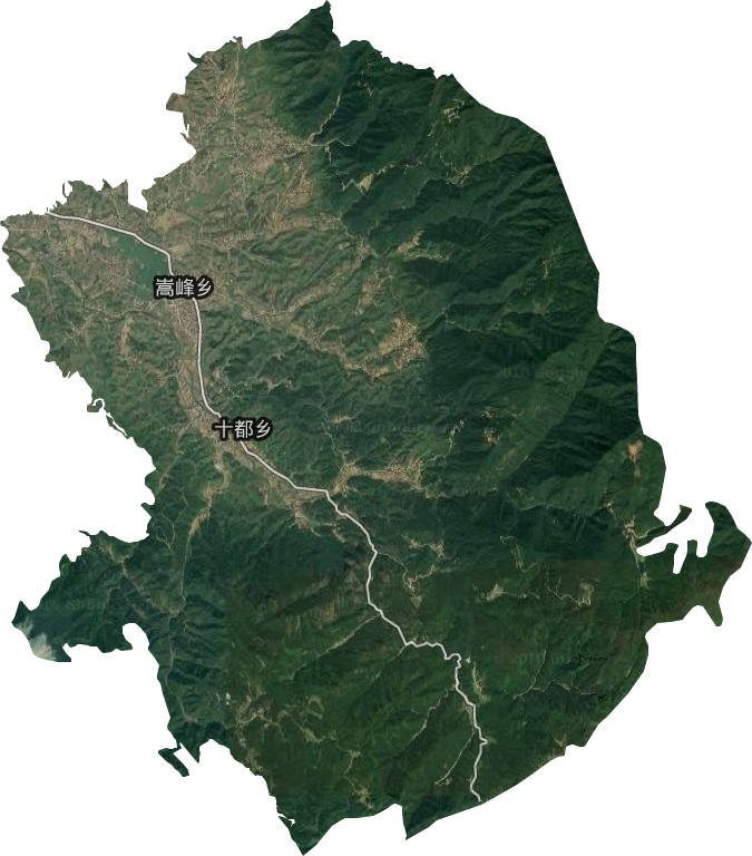 嵩峰乡卫星图