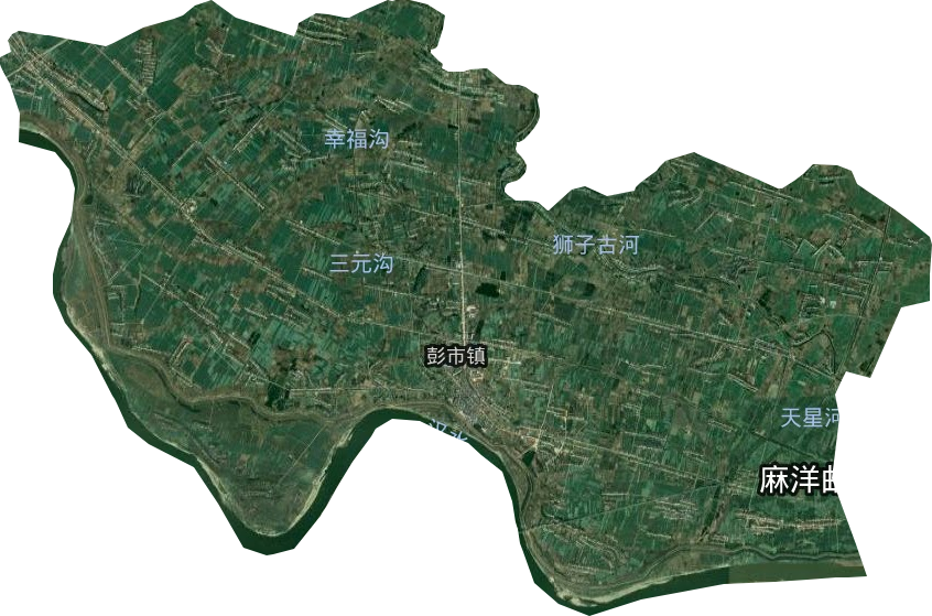 彭市镇卫星图