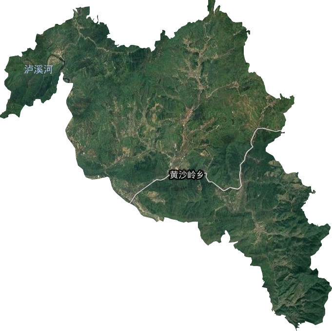 黄沙岭乡卫星图