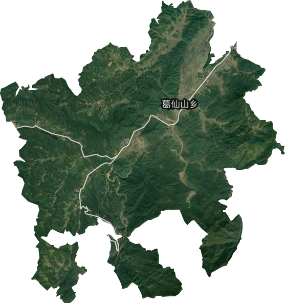 葛仙山乡卫星图