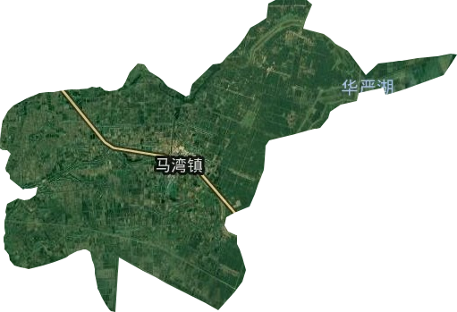马湾镇卫星图